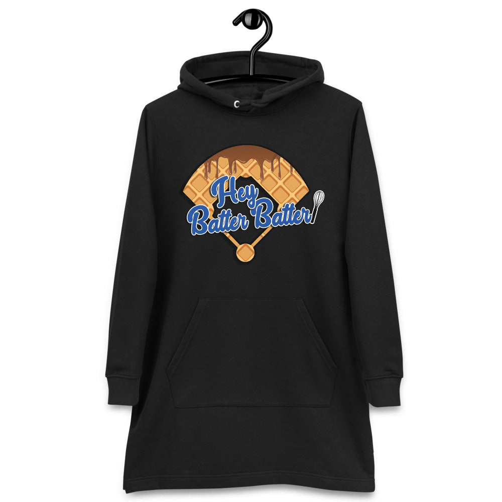 Hey Batter Batter Hoodie dress