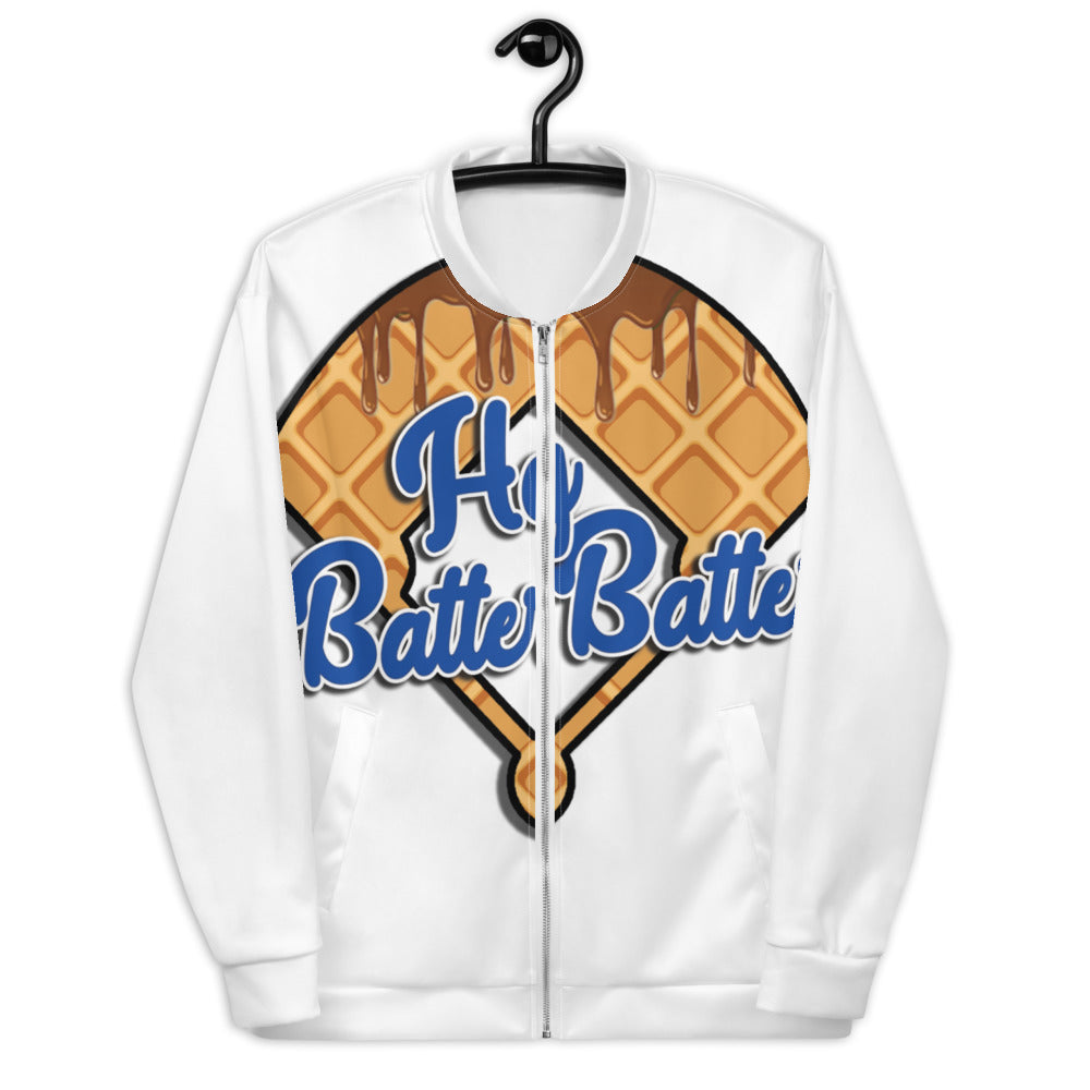 Hey Batter Batter Unisex Bomber Jacket