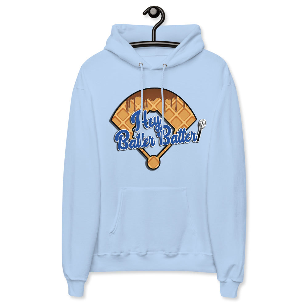 Hey Batter Batter Unisex fleece hoodie